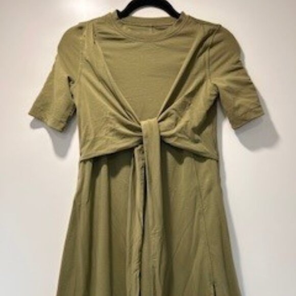 lululemon Cotton Wrap-Front T-Shirt Dress - Picture 4 of 5